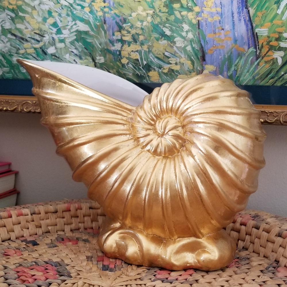 Centrum Ceramics Nautilus Shell Vase